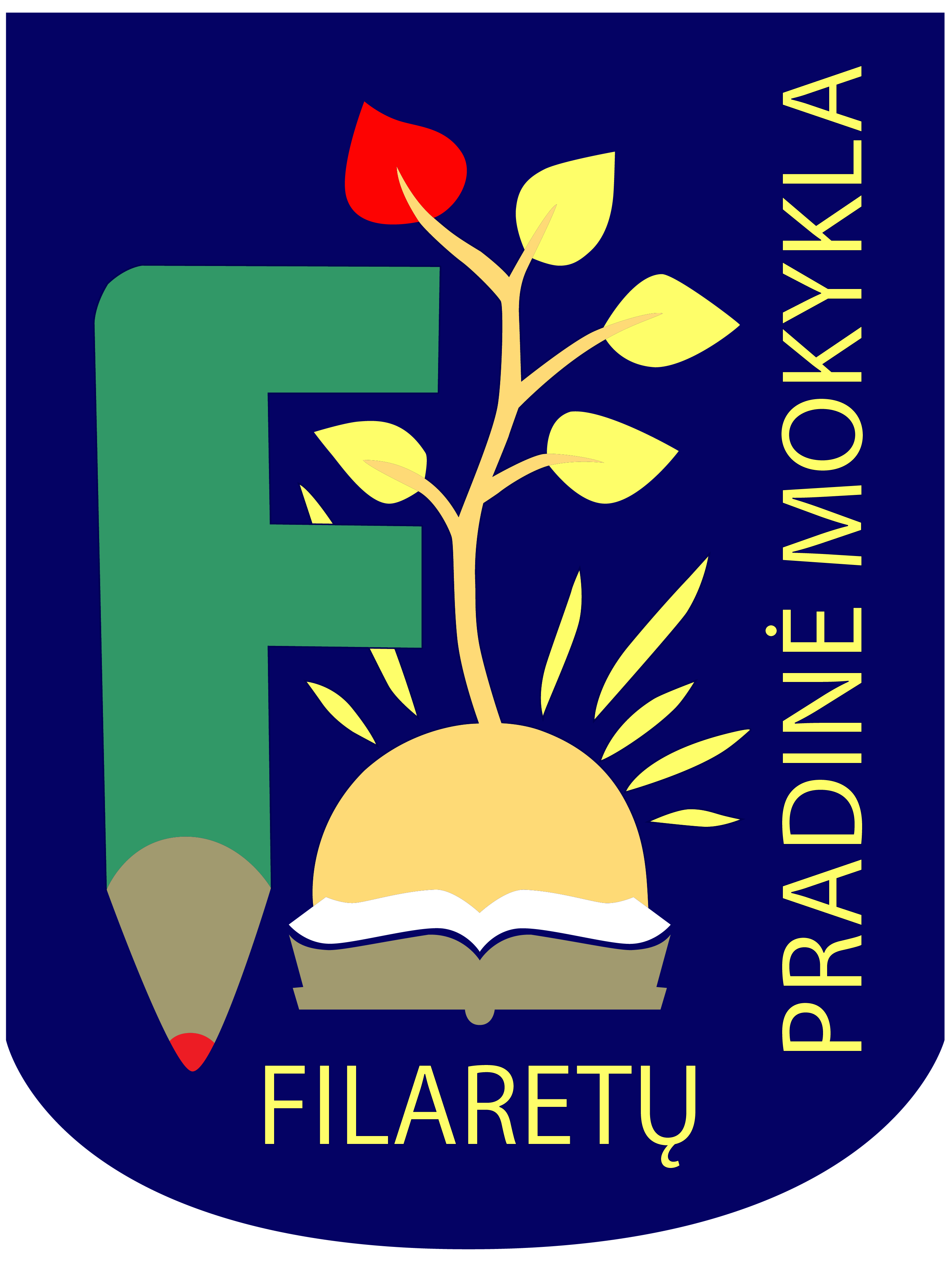 Vilniaus Filaretų pradinės mokyklos logotipas